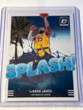 Donruss Optic Splash! LeBron James Lakers Insert