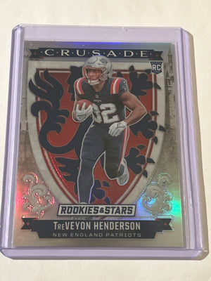 2025 Panini Rookies & Stars - Crusade TreVeyon Henderson #19 Silver (RC)