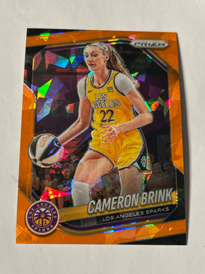 2025 Panini WNBA Prizm Cameron Brink Orange Ice Prizm Sparks