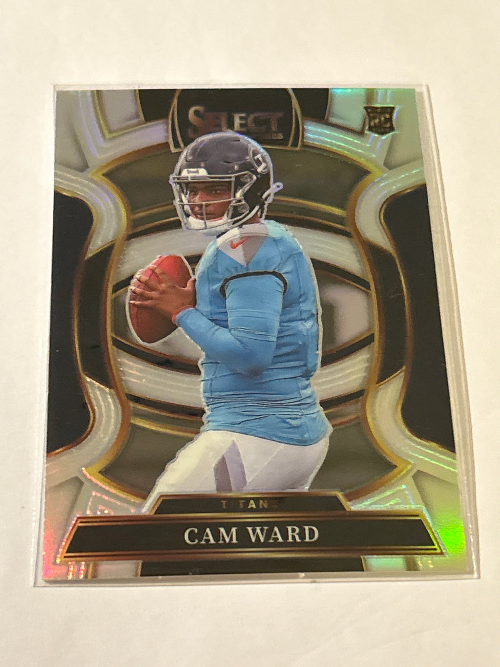 2025 Panini Select - Concourse Cam Ward #26 Silver Prizm (RC)