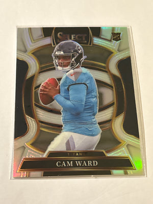 2025 Panini Select - Concourse Cam Ward #26 Silver Prizm (RC)