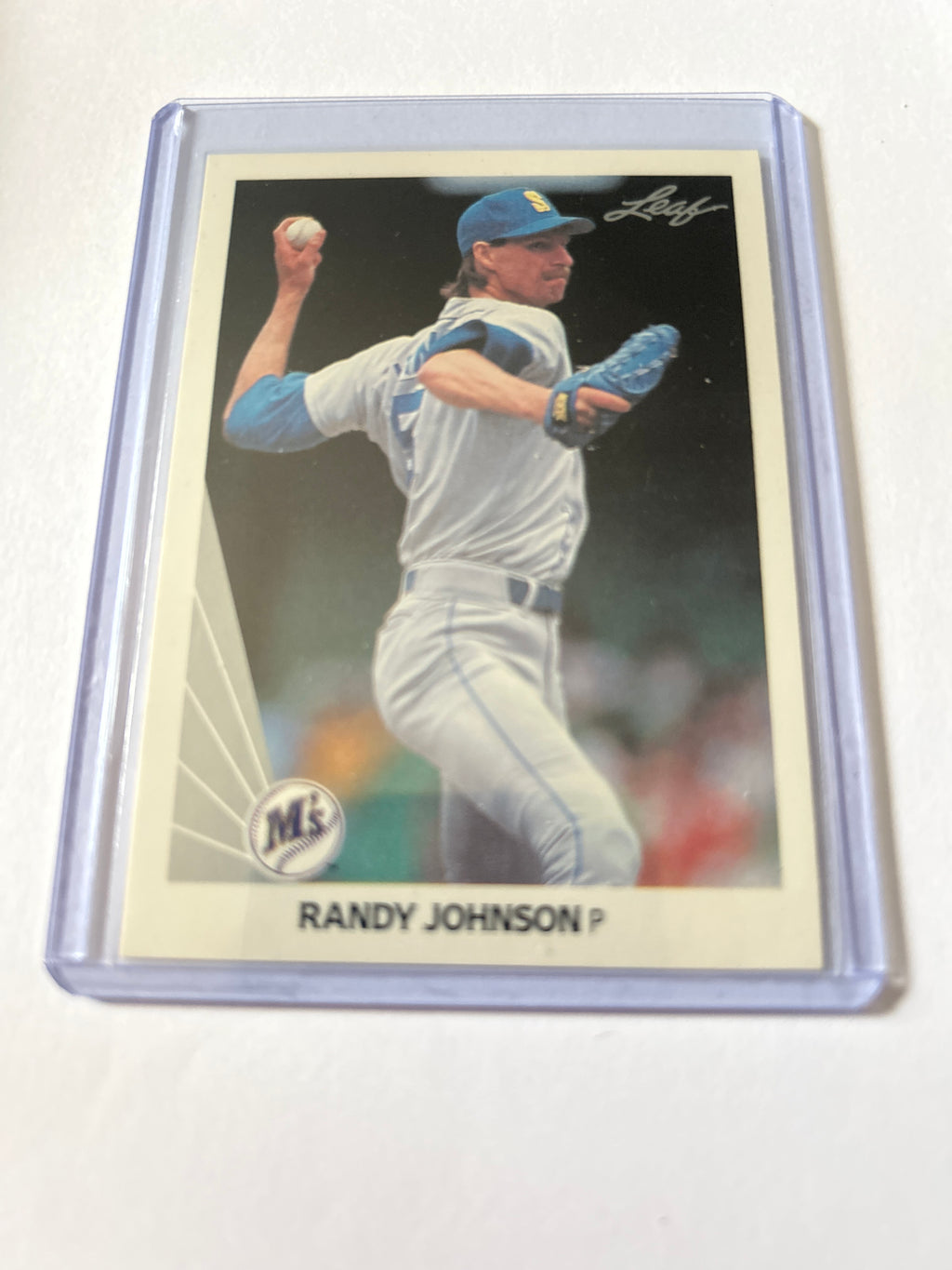 Leaf 1990 Randy Johnson #483 Seattle Mariners MLB Baseball Trading Card