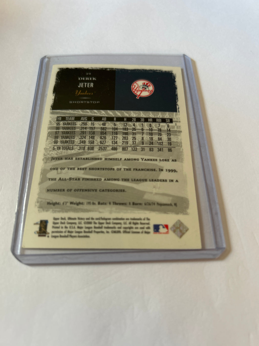 2000 Ultimate Victory - Derek Jeter #39