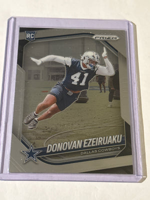 2025 Panini Prizm - Rookies Donovan Ezeiruaku #314 Silver Prizm (RC)
