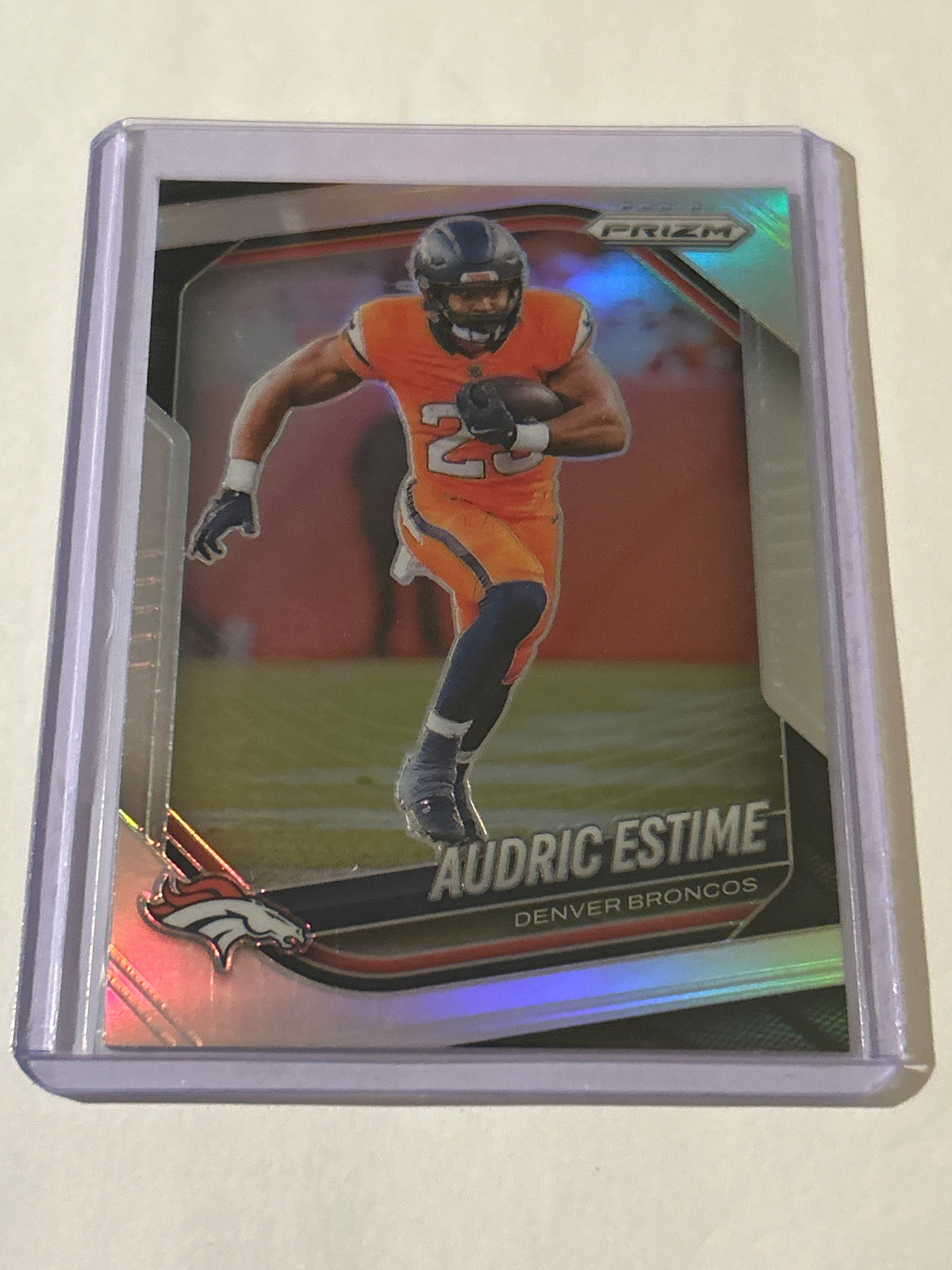 2025 Panini Prizm - Audric Estime #226 Silver Prizm