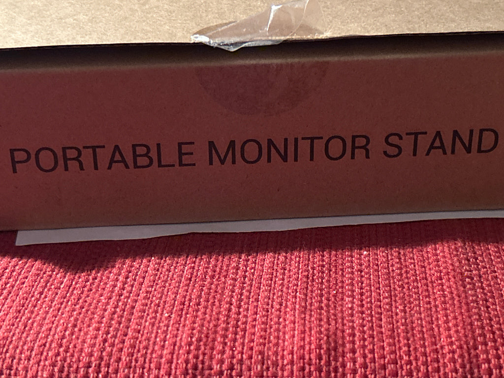 Portable Monitor Stand & Tablet - Adjustable, Foldable, Black