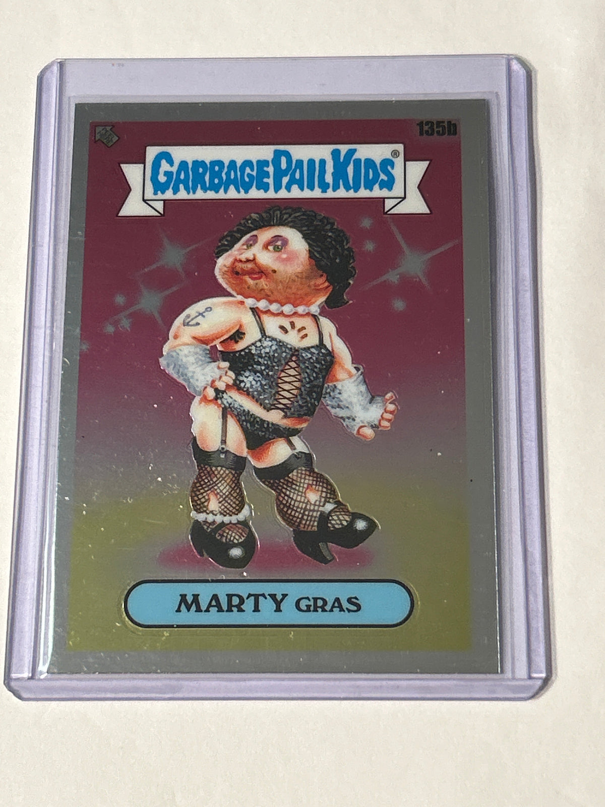 Garbage Pail Kids – Marty Gras (Battle of the Bands) Card #135b