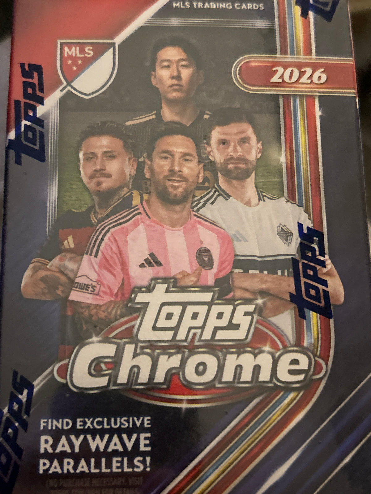 2026 Topps Chrome MLS Soccer Blaster Box, 28 Cards, Factory Sealed