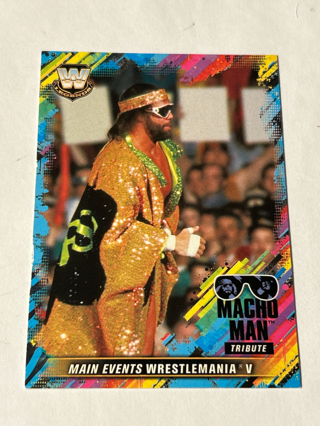 2021 Topps WWE Randy Savage Macho Man Tribute Main Events WrestleMania V
