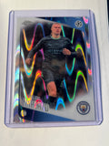 Topps Chrome UEFA Champions League Erling Haaland Wave Refractor Manchester City