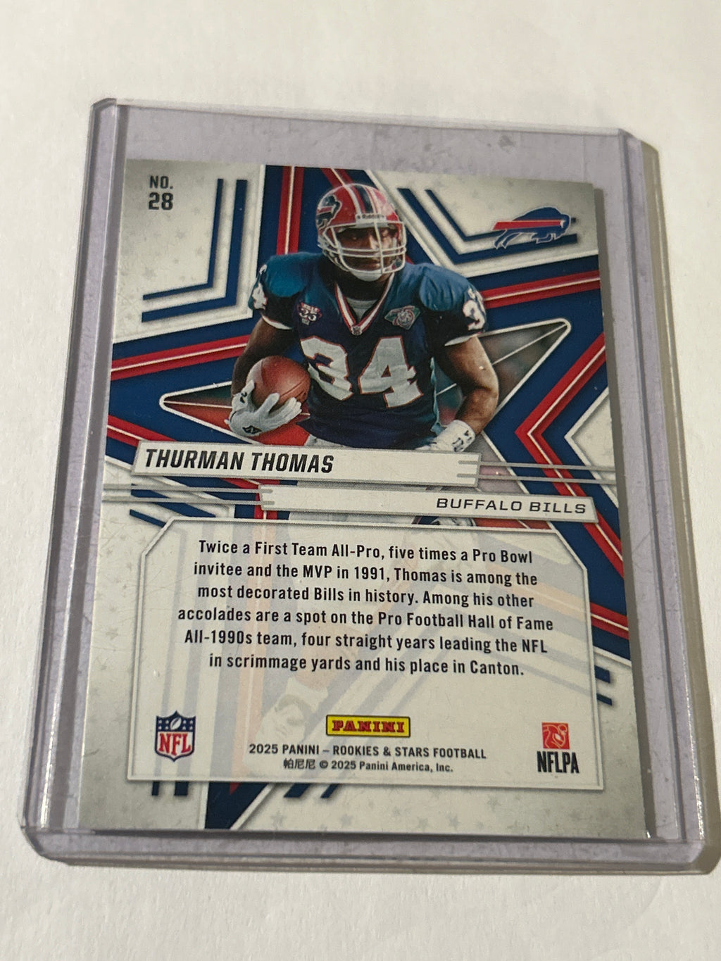 2025 Panini Rookies & Stars - Thurman Thomas #28 Green