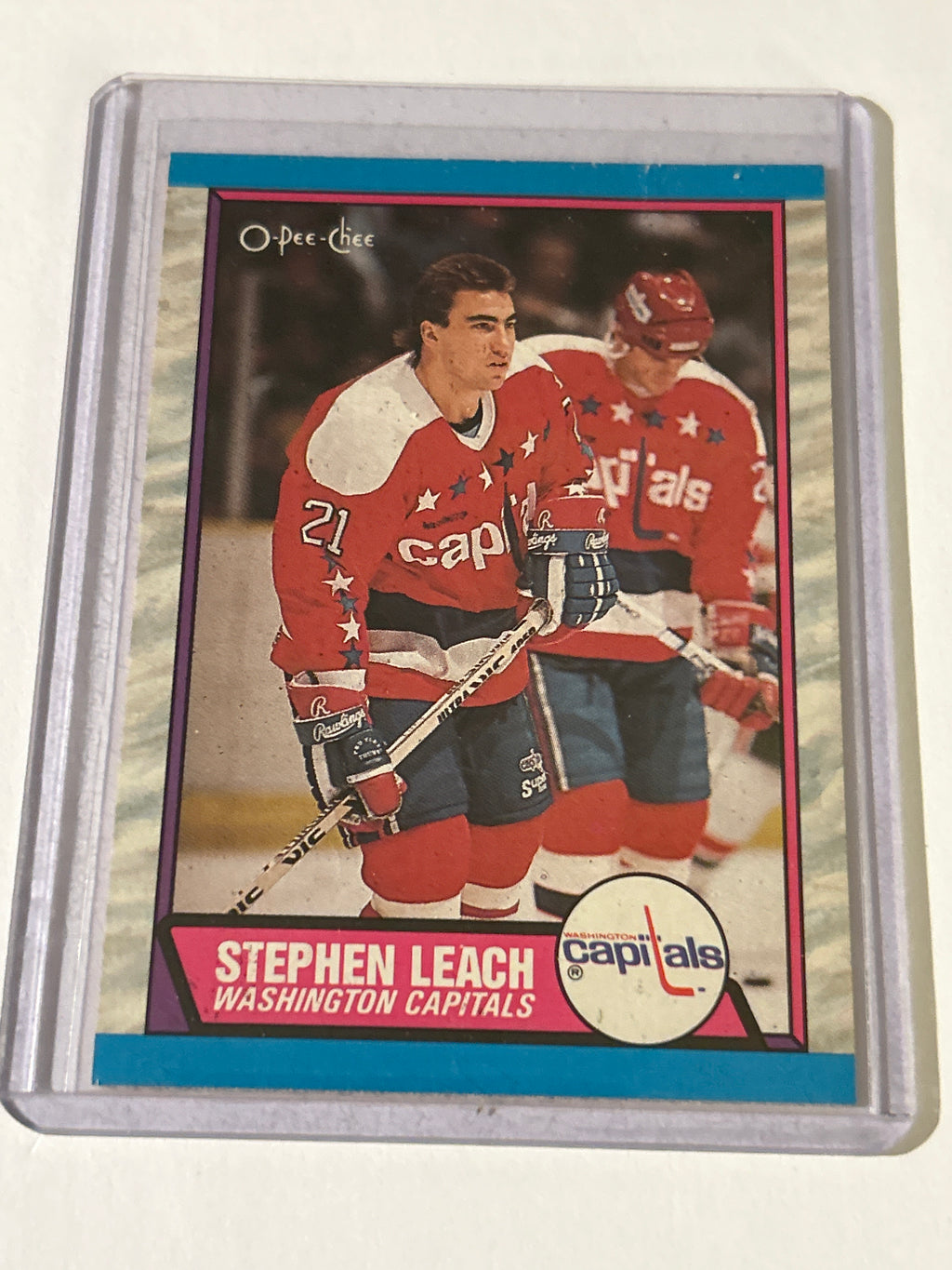 1989-90 O-Pee-Chee - Stephen Leach #67 (RC)
