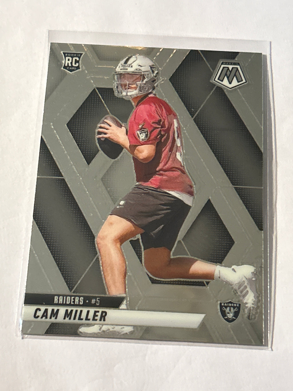 2025 Panini Mosaic - Rookies Cam Miller #342 Silver Prizm (RC)