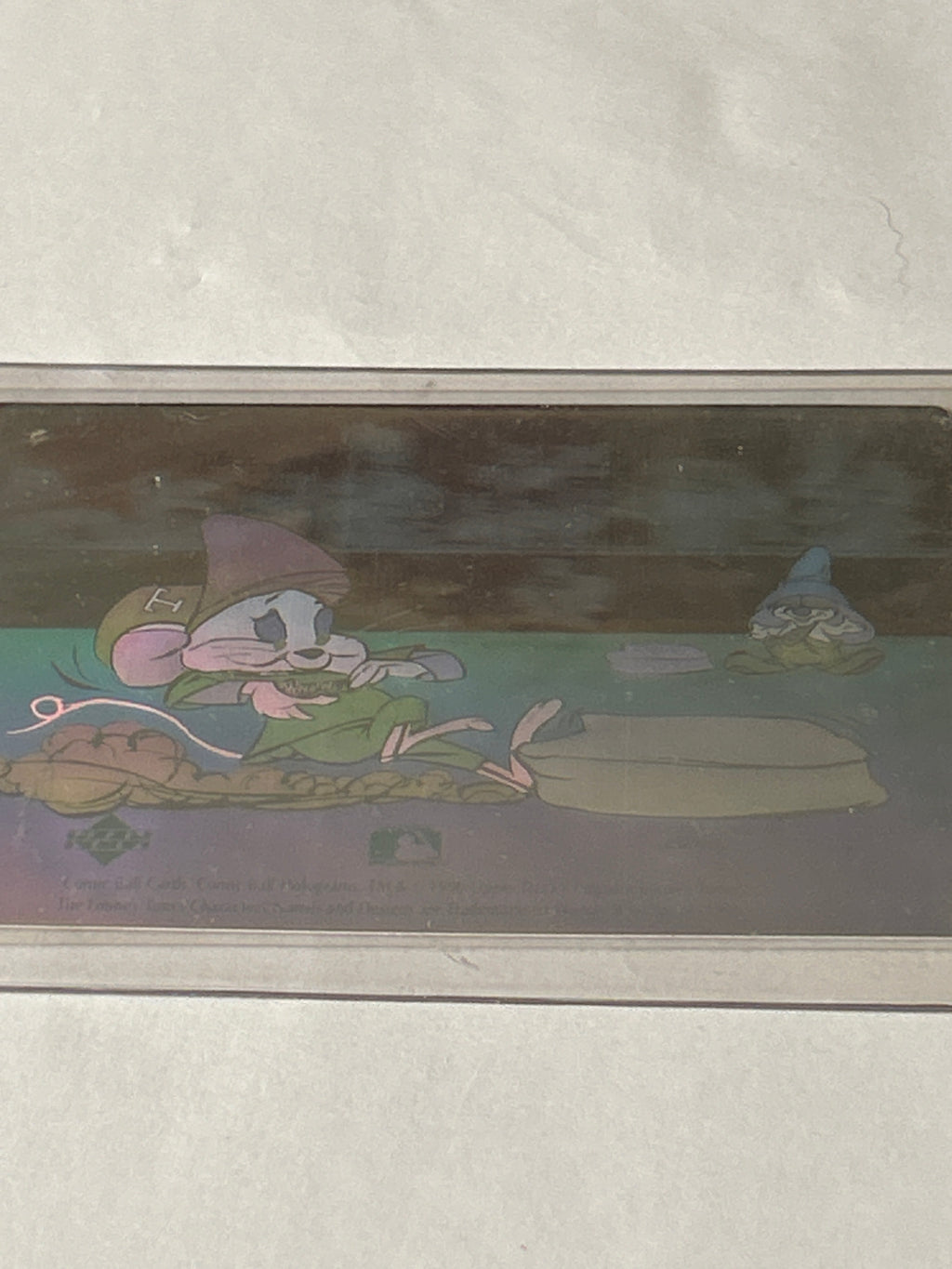Fievel & Tanya – 1991 Upper Deck Hologram Sticker – An American Tail