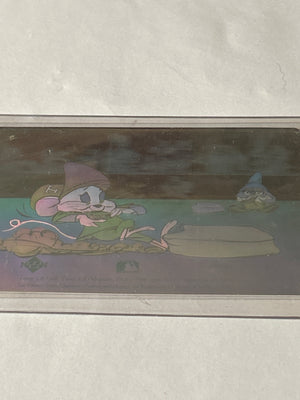 Fievel & Tanya – 1991 Upper Deck Hologram Sticker – An American Tail