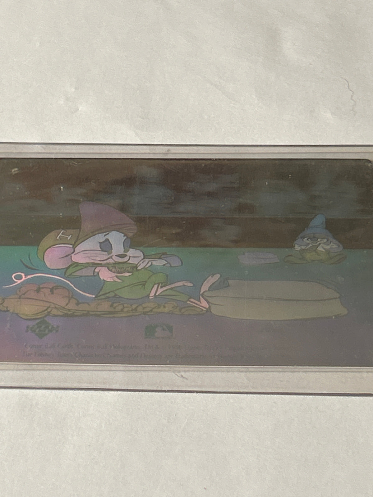 Fievel & Tanya – 1991 Upper Deck Hologram Sticker – An American Tail