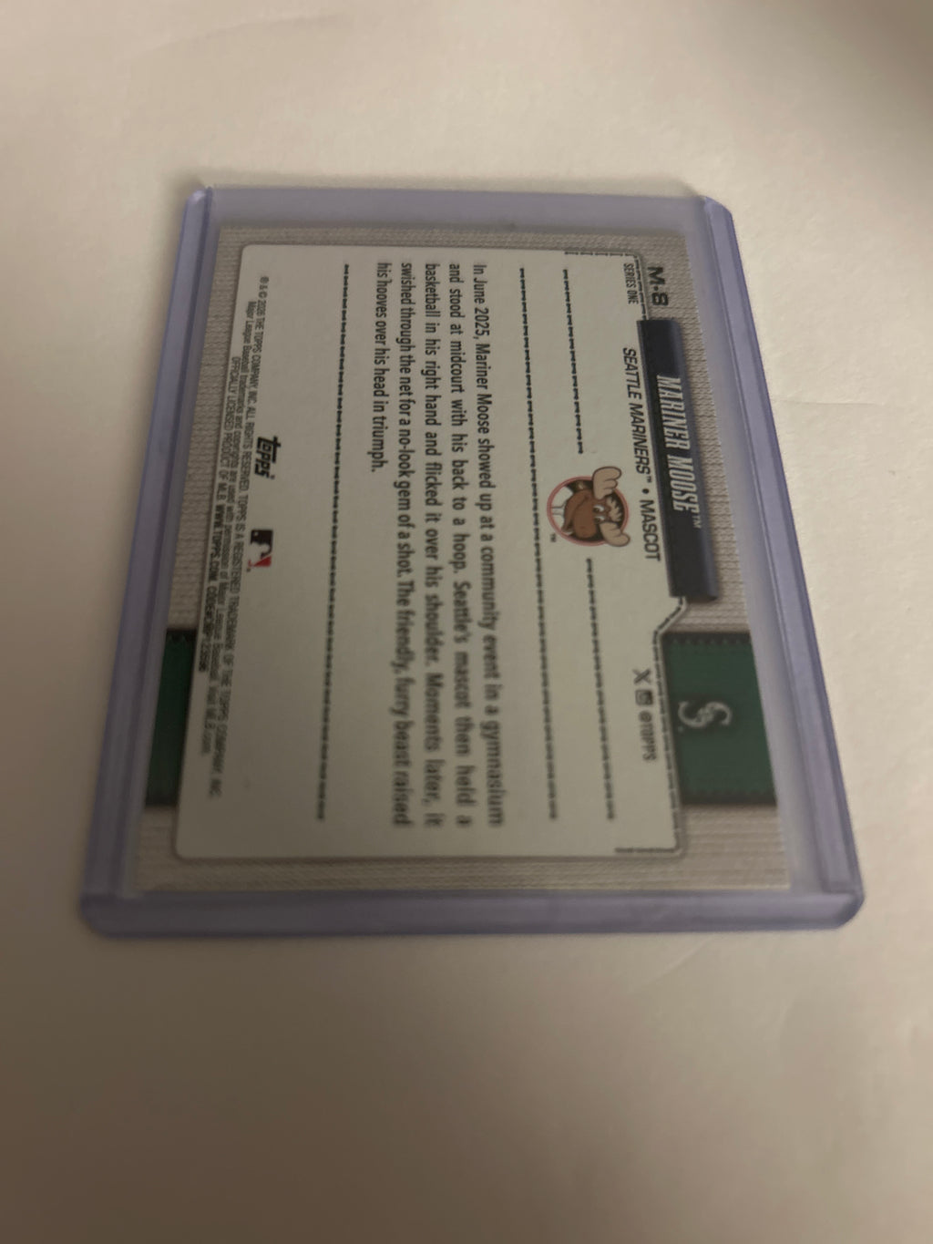 2026 Topps Series 1 - Mascots Seattle Mariners #M-8