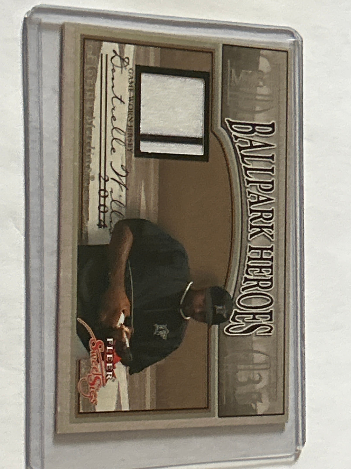 2004 Fleer Sweet Sigs - Ballpark Heroes Dontrelle Willis #BH-DW Silver Jersey 60/186