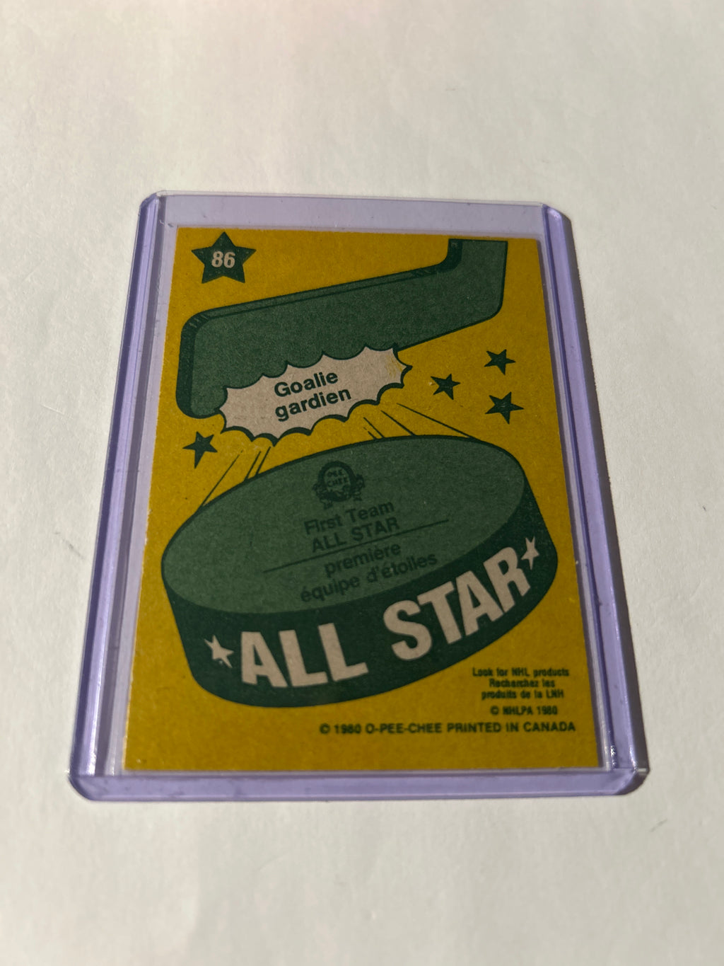 1980-81 O-Pee-Chee - All Star Tony Esposito #86