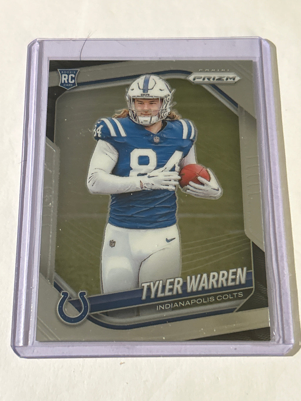 2025 Panini Prizm - Rookies Tyler Warren #339 Silver Prizm (RC)