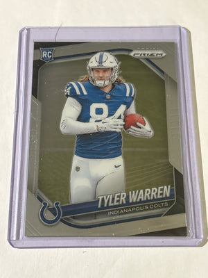 2025 Panini Prizm - Rookies Tyler Warren #339 Silver Prizm (RC)
