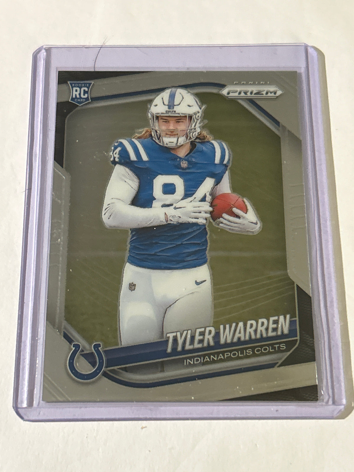 2025 Panini Prizm - Rookies Tyler Warren #339 Silver Prizm (RC)