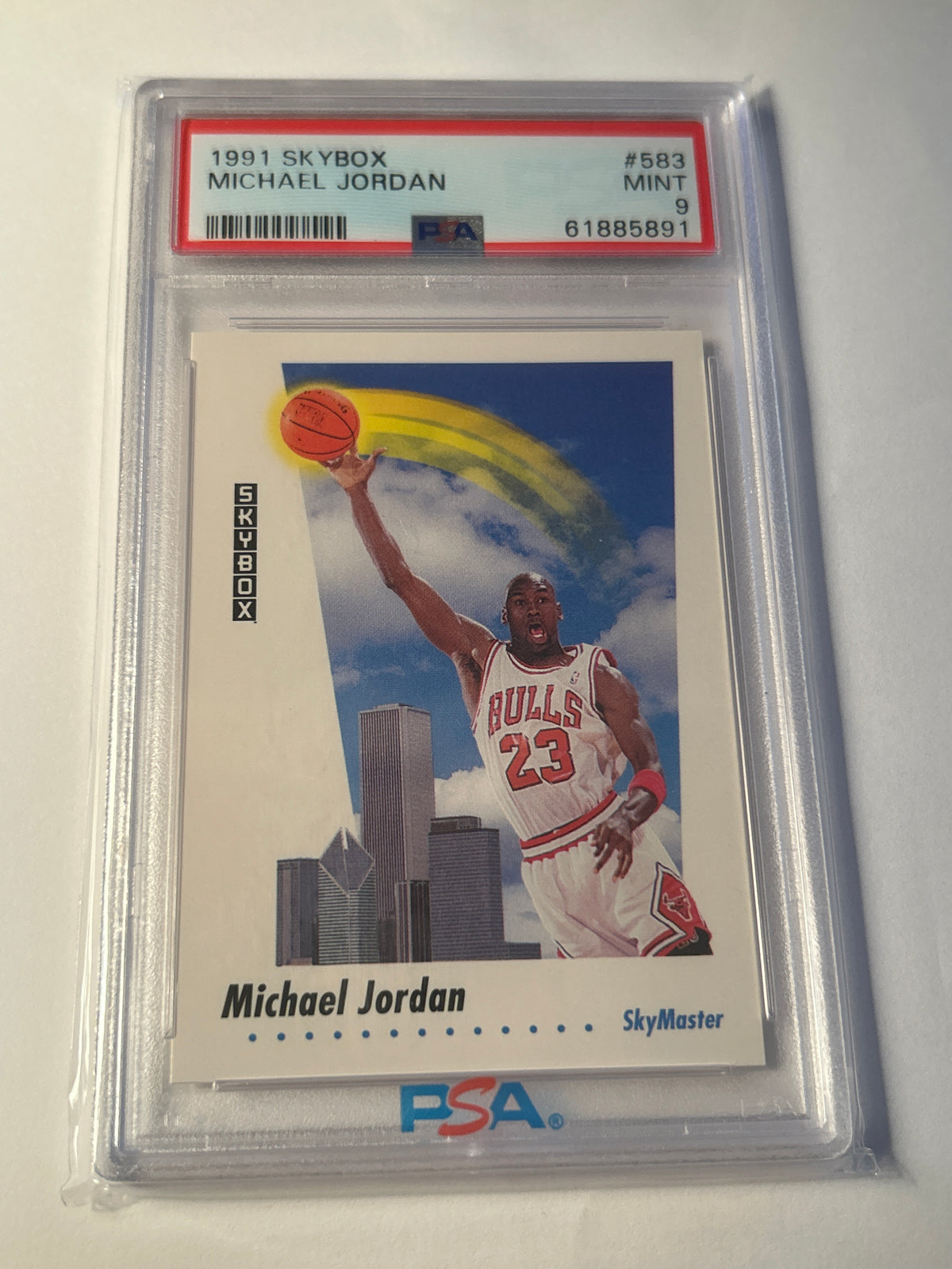 1991 Skybox #583 Michael Jordan SkyMaster PSA 9 Mint