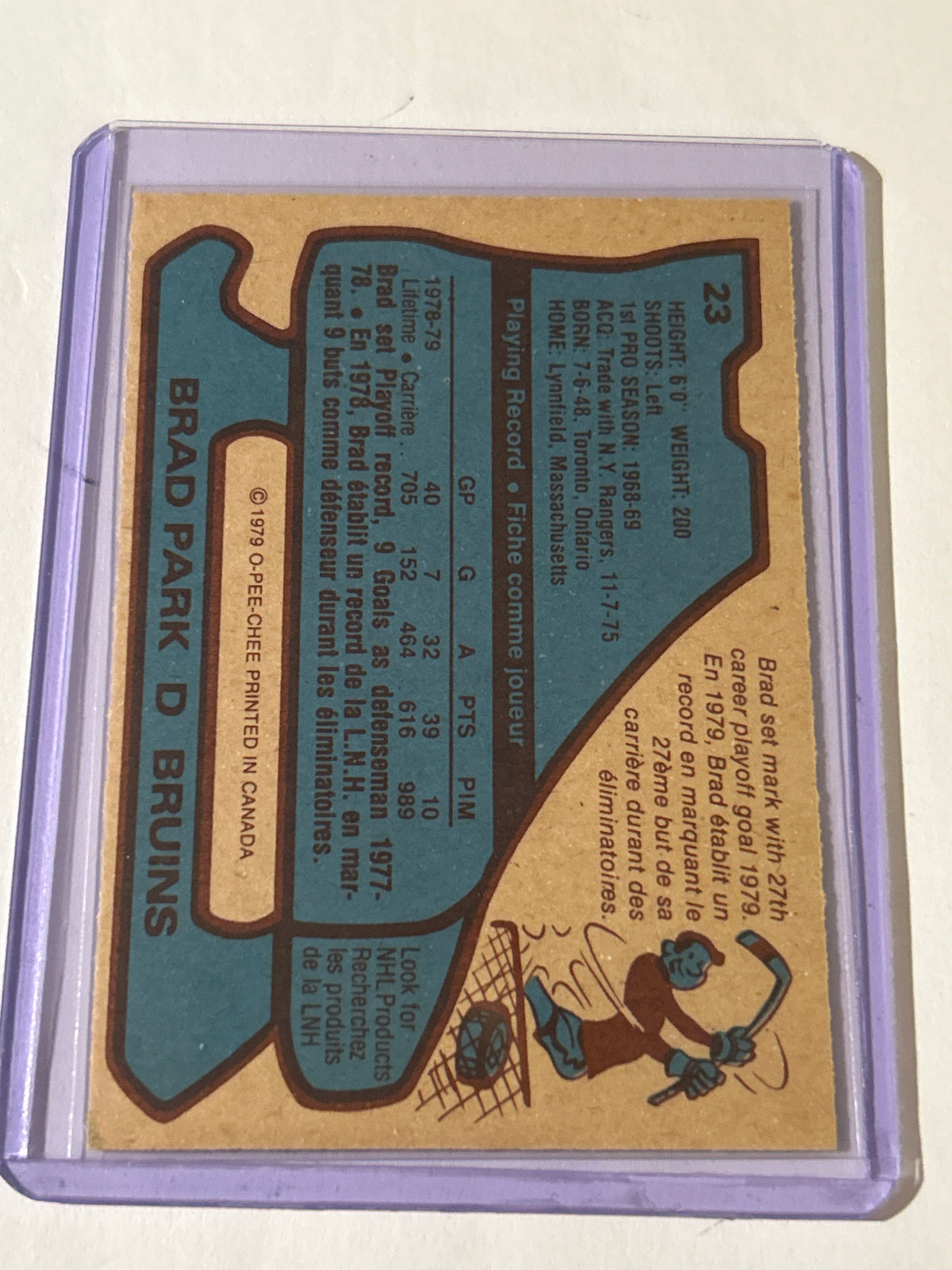 1979-80 O-Pee-Chee - Brad Park #23