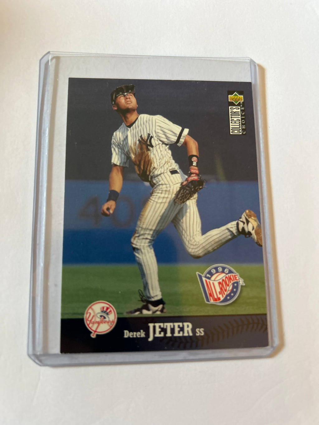 1997 Upper Deck Collector's Choice - All-Rookie Derek Jeter #180