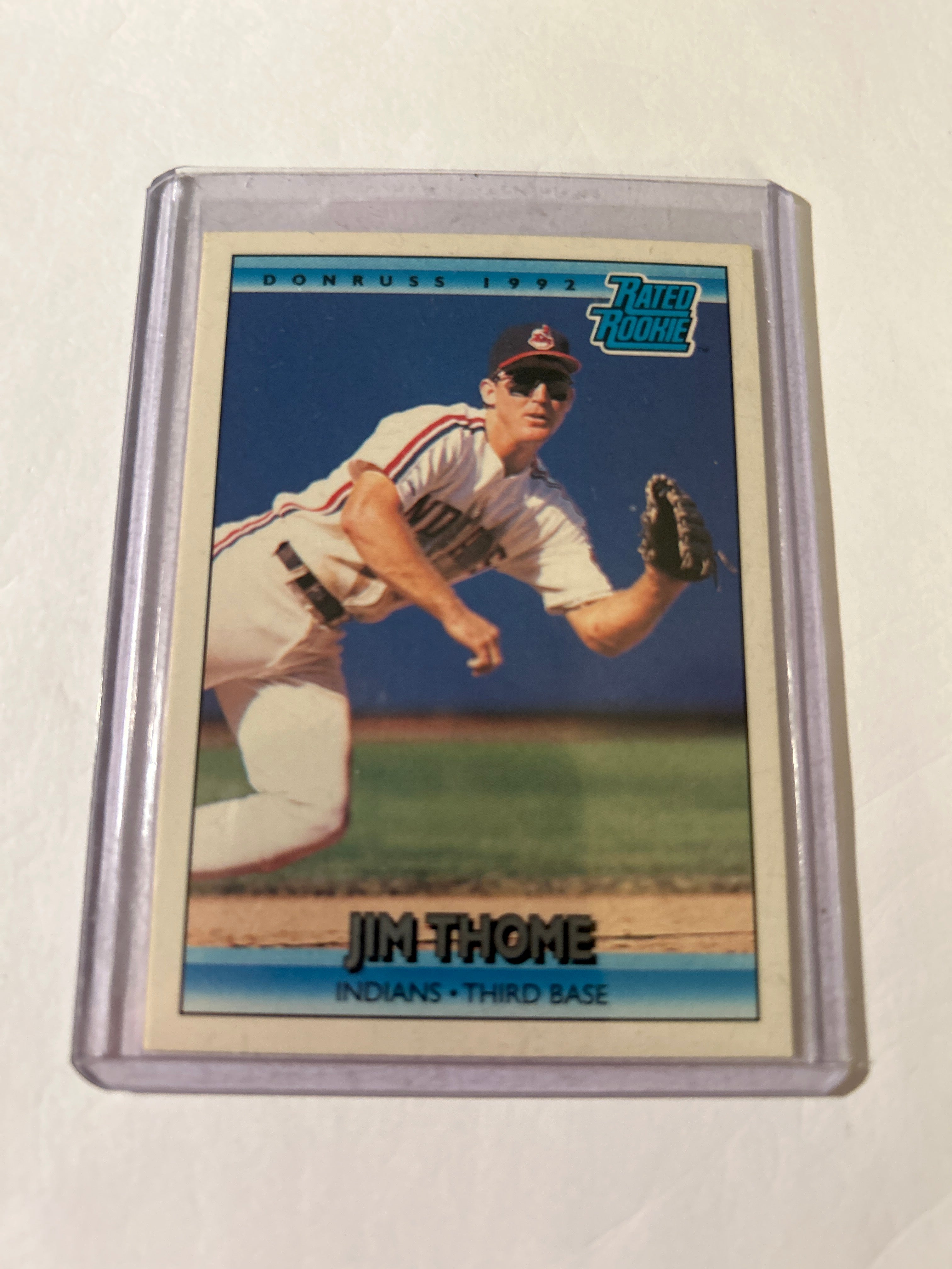 1992 Donruss - Rated Rookie Jim Thome #406