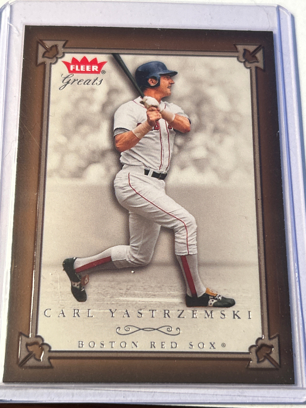 Boston Red Sox 6 Card Lot Carl Yastrzemski David Ortiz Pedro Martinez Dustin Pedroia 2004 ALCS Red Sox Shock the World Tim Wakefield