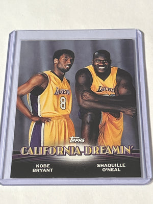 Kobe Bryant & Shaquille O’Neal – ‘00-‘01 Topps California Dreamin’ – Los Angeles Lakers Card #TC-1