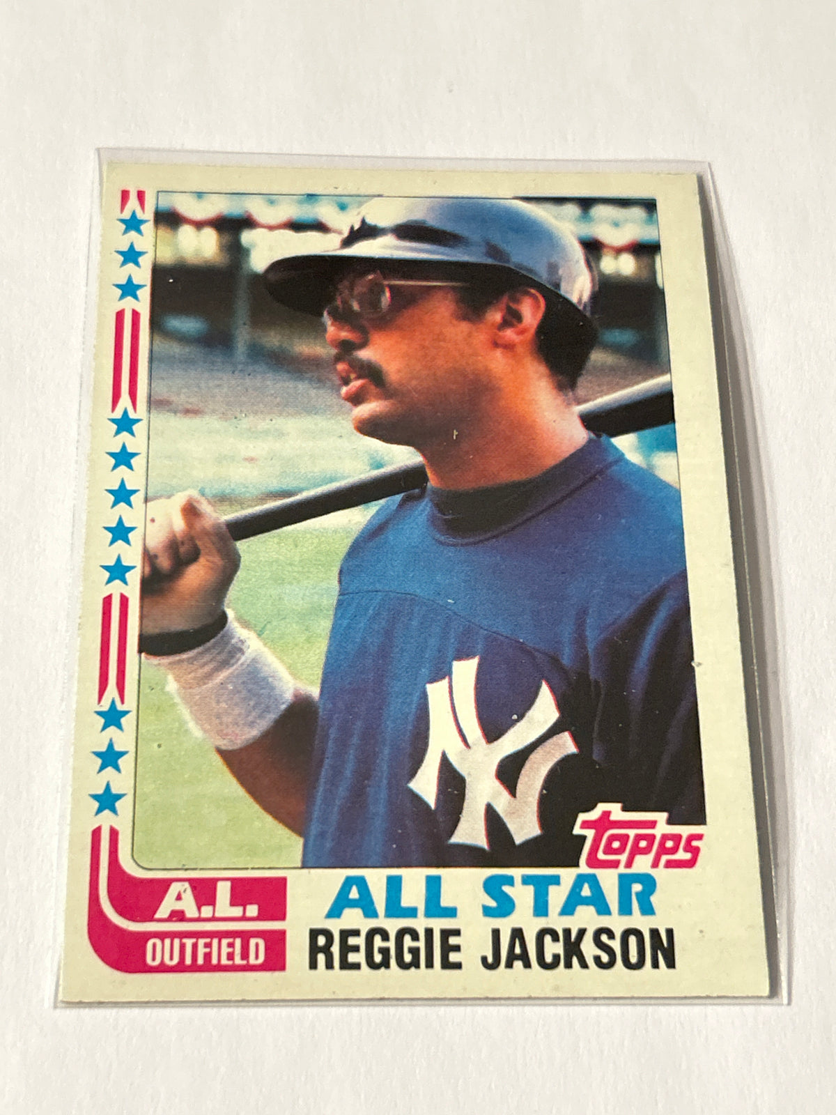 1982 Topps Reggie Jackson AL All Star #551 New York Yankees