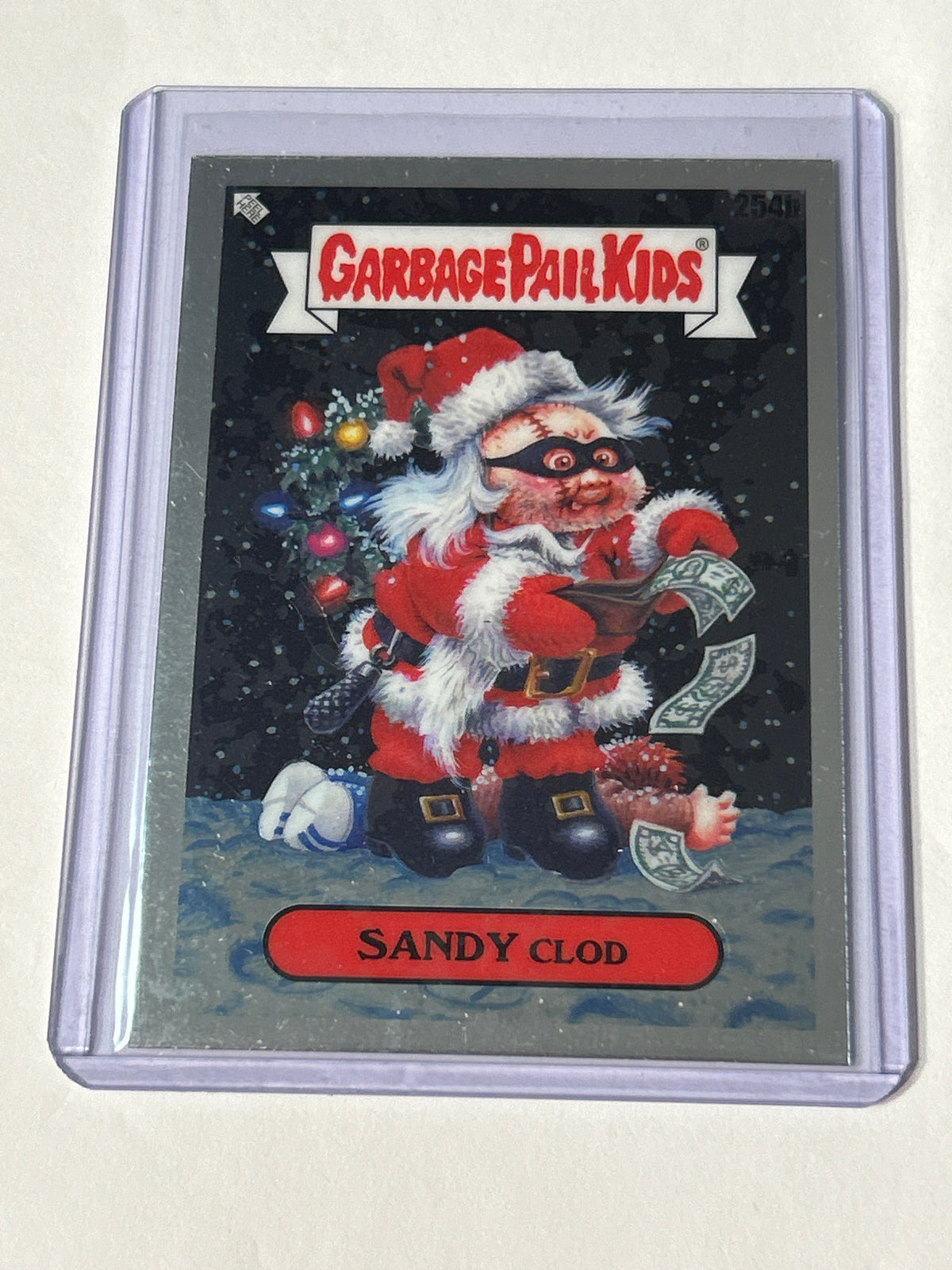 Garbage Pail Kids – Sandy Clod (We Hate the Holidays) Card #254b
