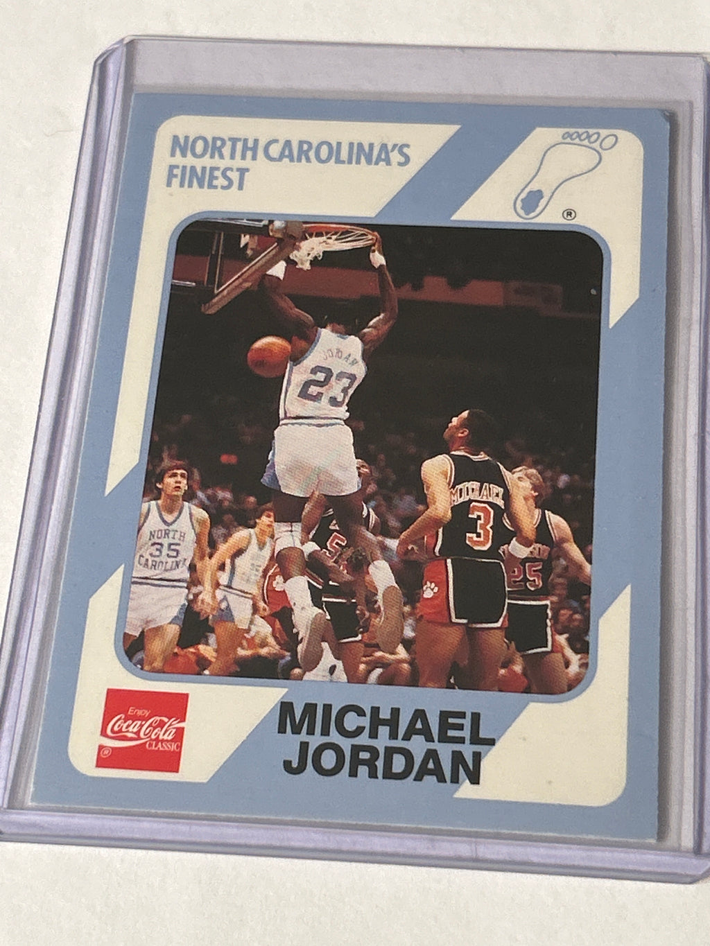1989‑90 Collegiate Collection / Coca‑Cola North Carolina’s Finest – Michael Jordan #15