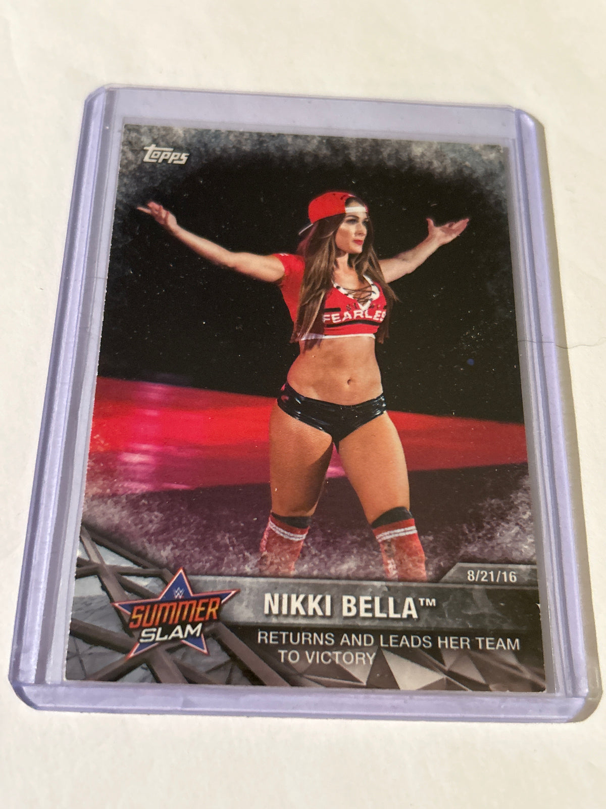 2017 Topps WWE Women’s Division-Matches and Moments - Nicki Bella #WWE-3