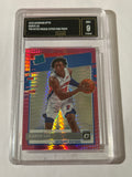2020 Donruss Optic Saben Lee Hyper Pink Prism #191 (RC) GMA 9