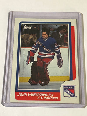 1986-87 Topps - John Vanbiesbrouck #9 (RC)