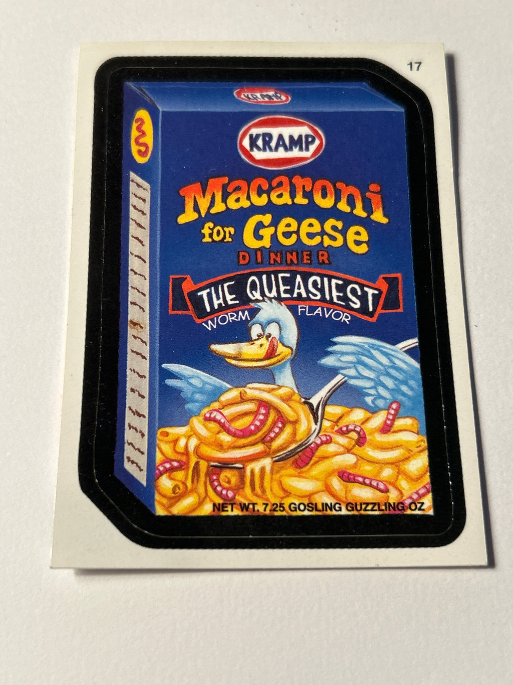 2004 TOPPS WACKY PACKAGE 55 MACARONI FOR GEESE #17 Sticker