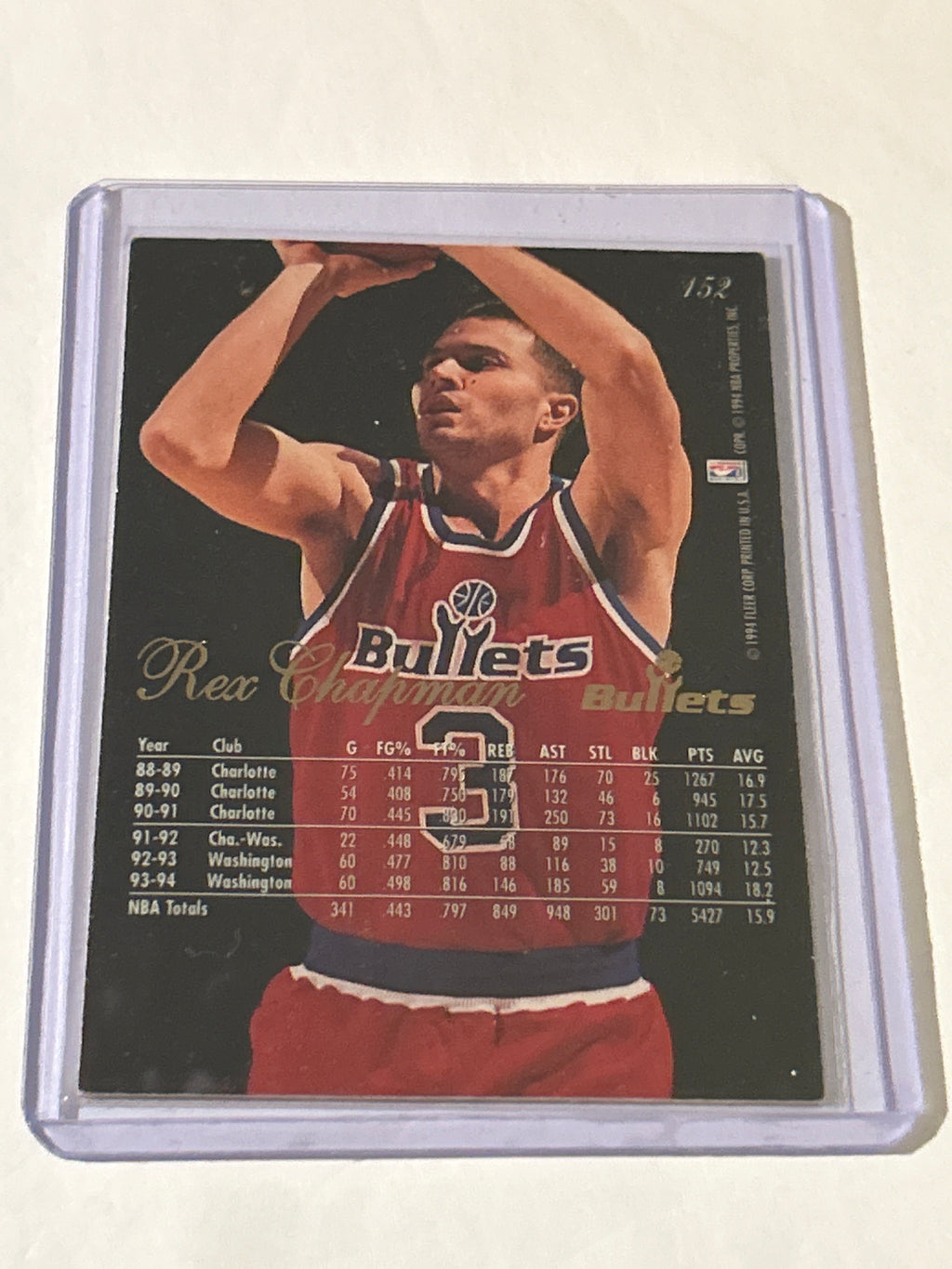 1994-95 Flair - Rex Chapman #152