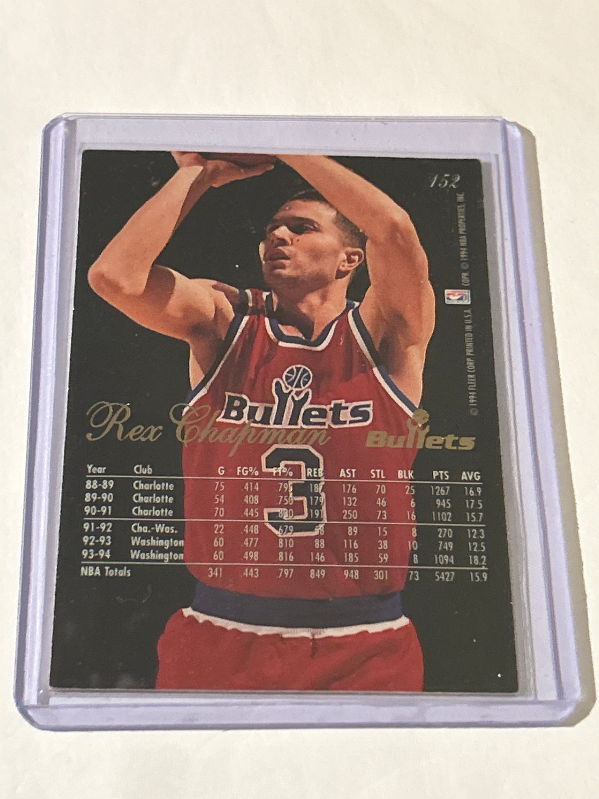 1994-95 Flair - Rex Chapman #152