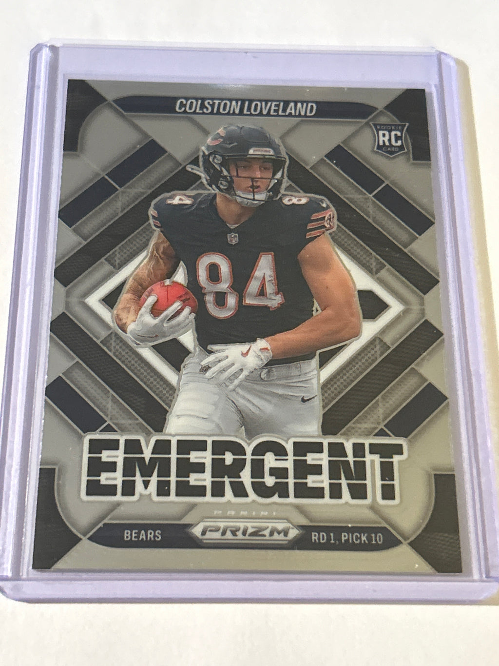 2025 Panini Prizm - Emergent Colston Loveland #20 (RC)