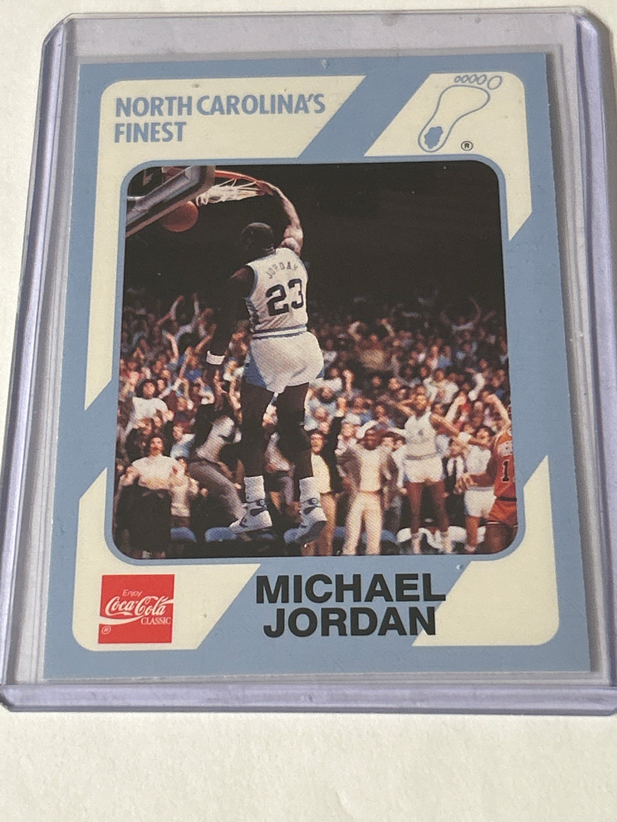 1989–90 Collegiate Collection / Coca‑Cola North Carolina’s Finest – Michael Jordan #16