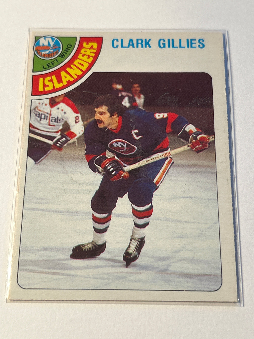 1978-79 Clark Gillies New York Islanders HOF Captain #220