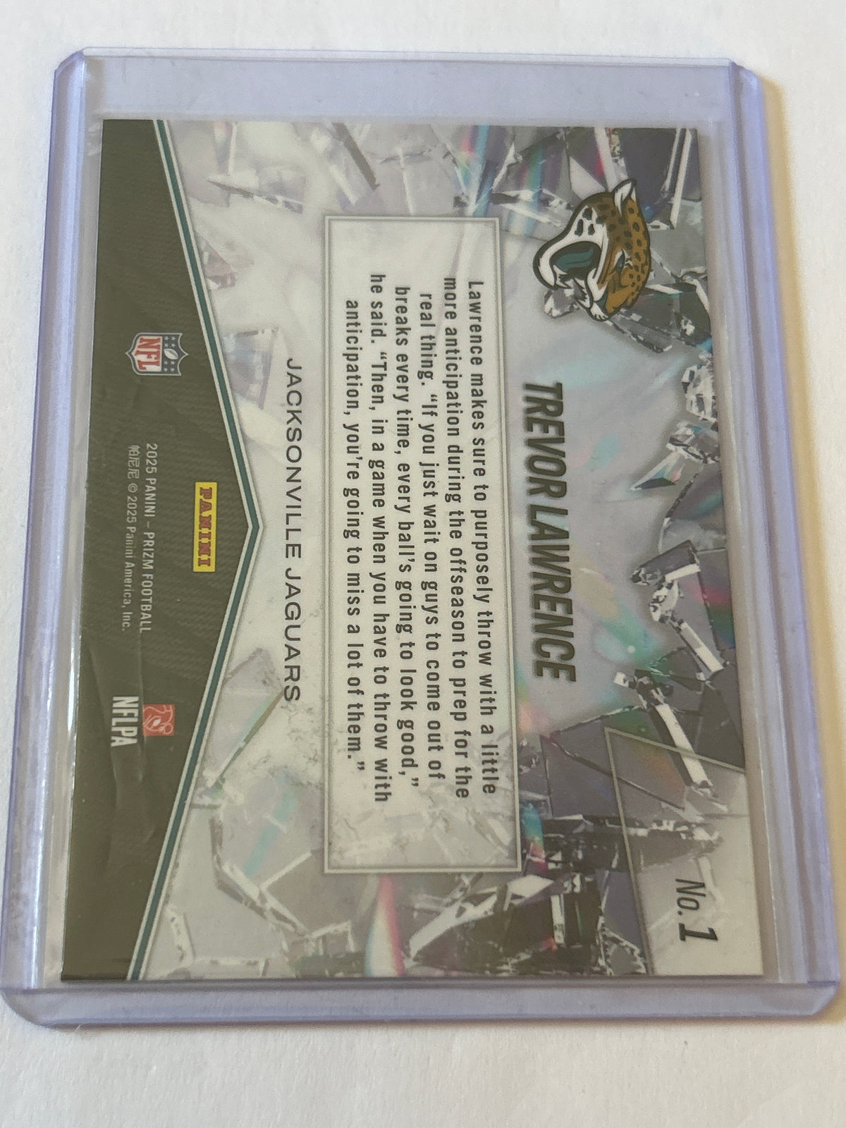 2025 Panini Prizm - Prizm Break Trevor Lawrence #1