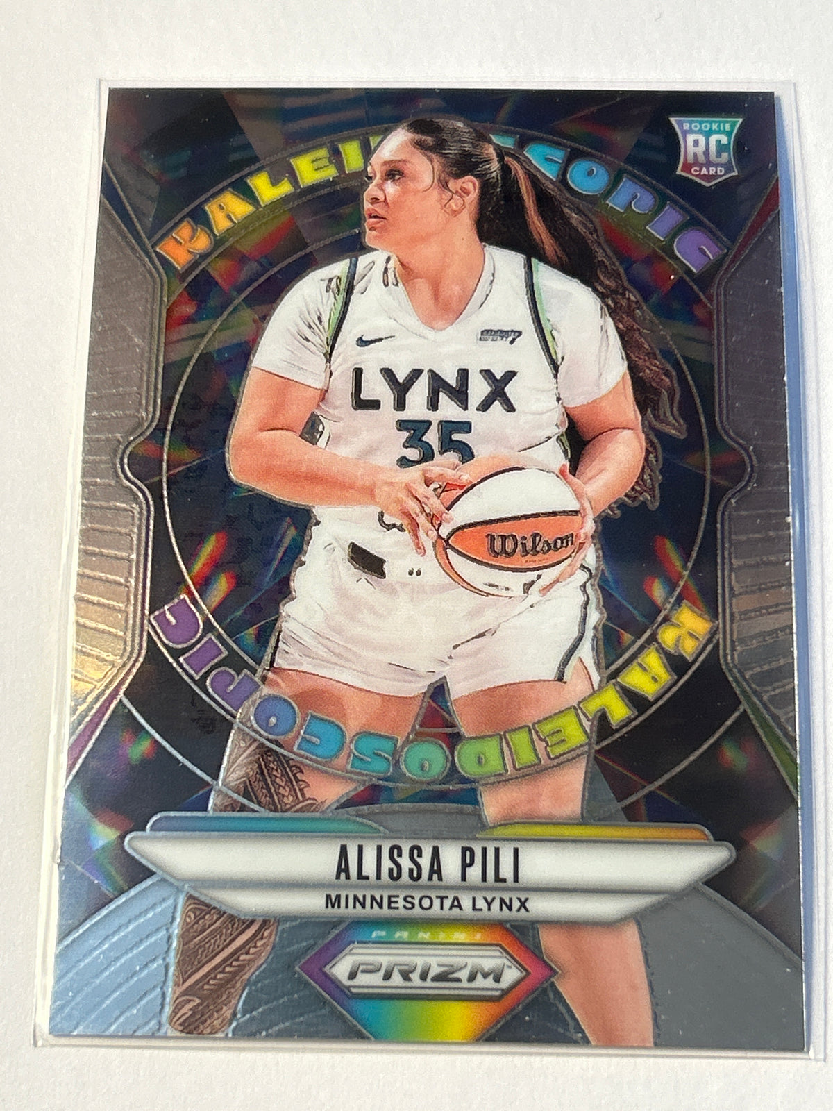 2025 Panini Prizm WNBA Alissa Pili RC Kaleidoscopic SSP Insert Minnesota Lynx Rookie