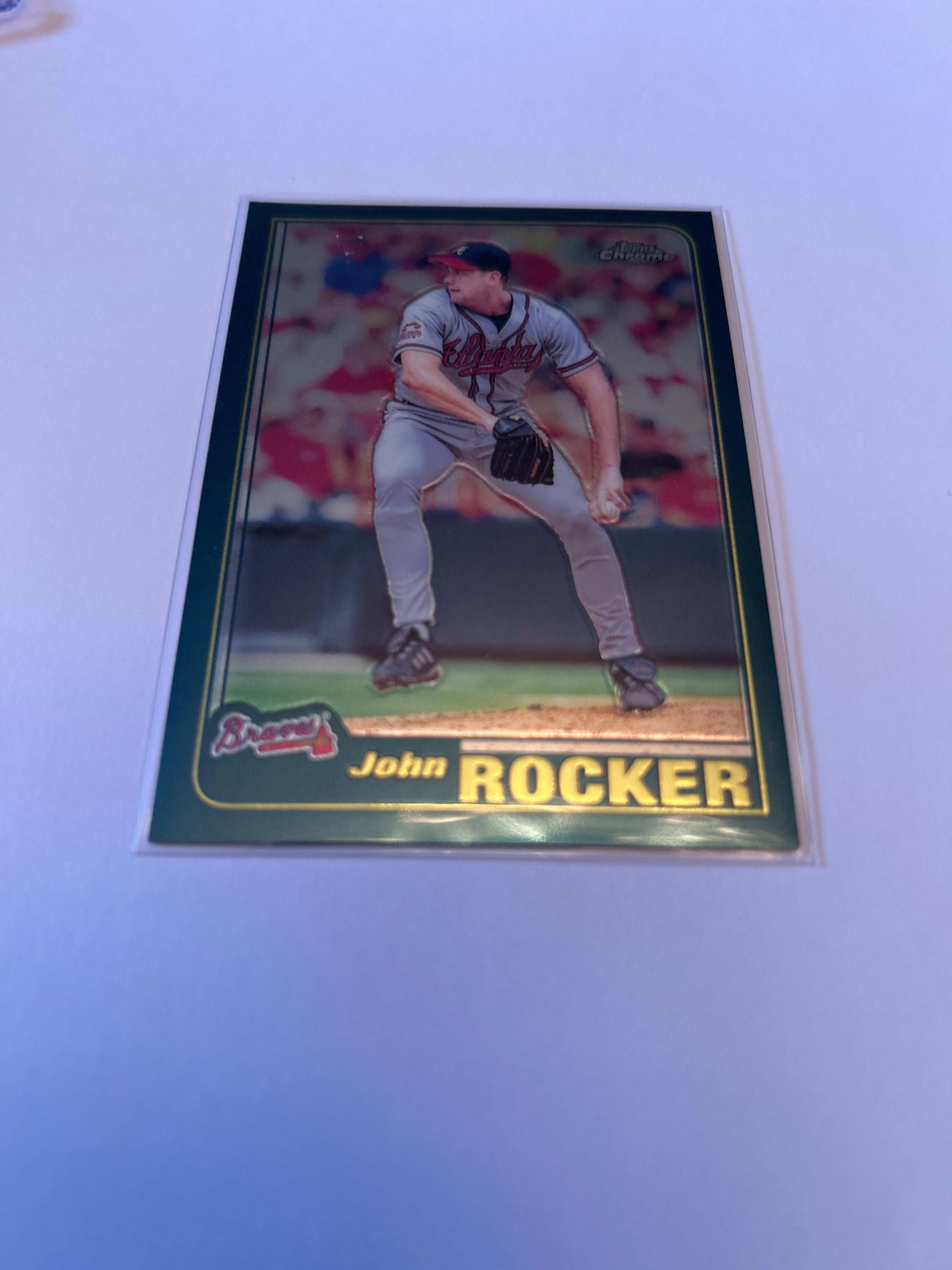 2001 Topps Chrome Refractor- John Rocker #413