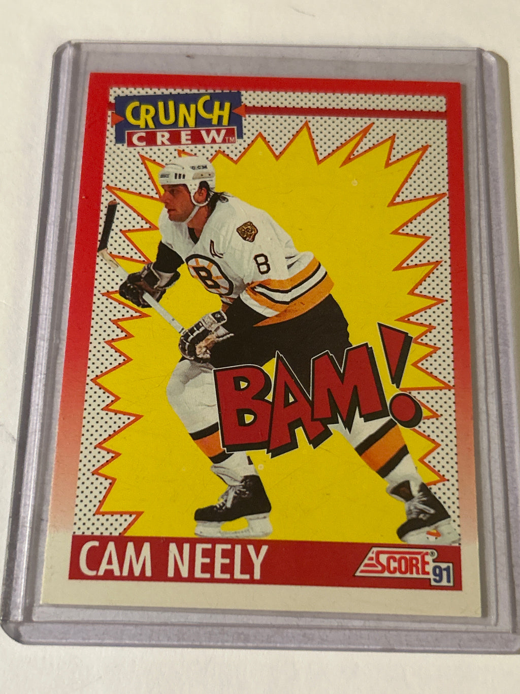 1991-92 Score American - Crunch Crew Cam Neely #301