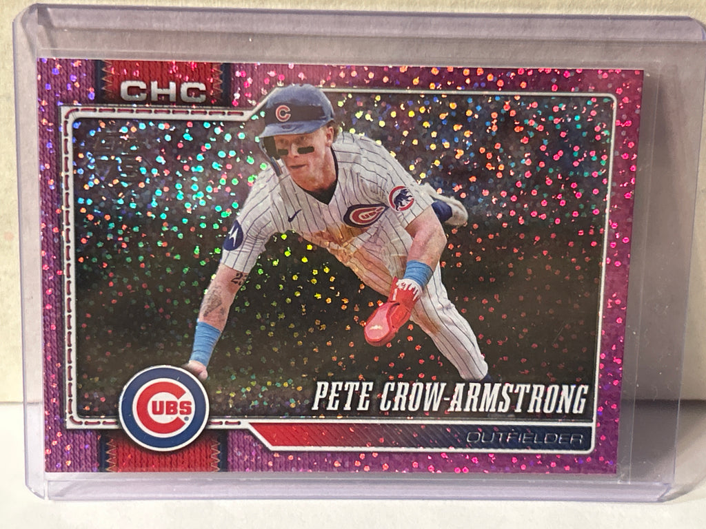 2026 Topps Series 1 Pete Crow-Armstrong #196 Pink Holo Foil