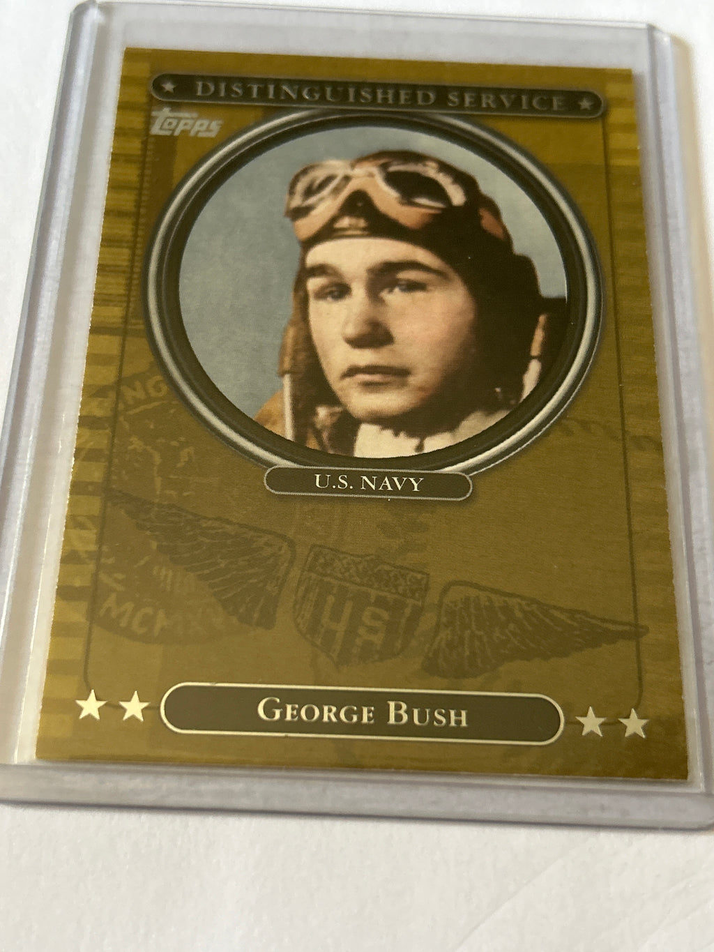 George Bush 2007 Topps Distinguished Service U.S. President Card #DS 28